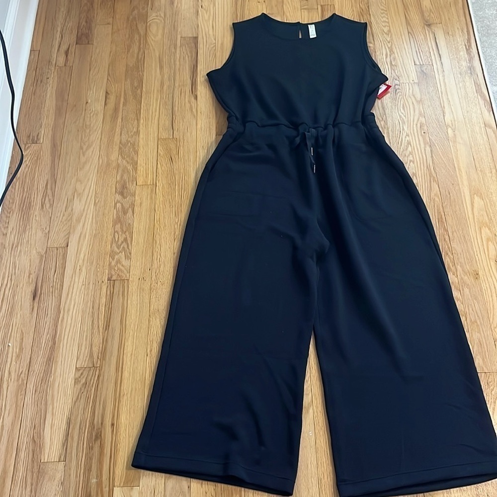NWT Spanx Very Black AirEssentials Jumpsuit Sz 3X Petite